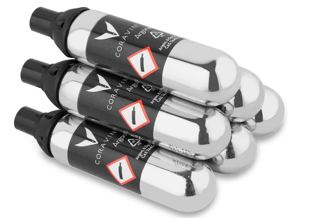 Coravin Pure Argon Capsules 6pk (brown box)