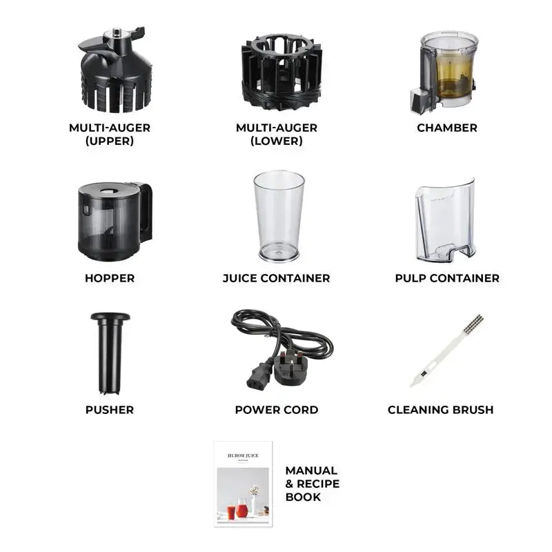 Hurom Slow Juicer H400 Titanium Grey